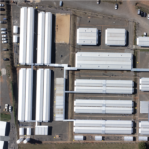 Vista aérea de residencial Brasil Alojamentos